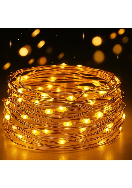 Gün Işığı Sarı Peri LED Işık 3 Metre YF-0012