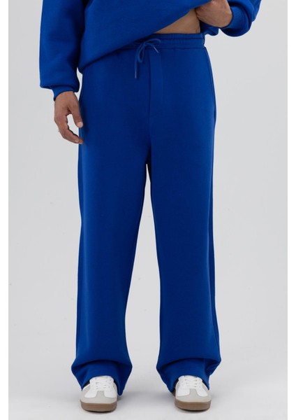 Basic Baggy Eşofman Alt Saks