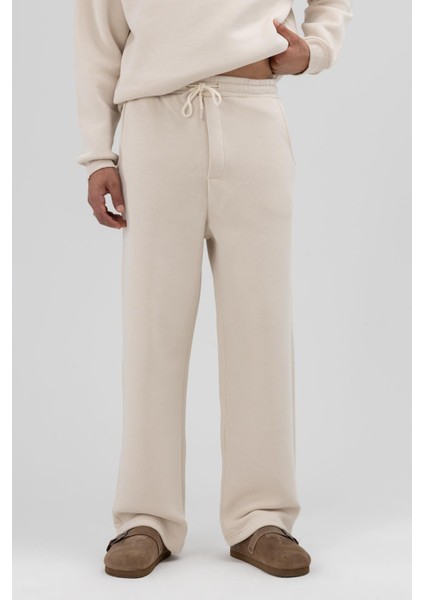 Basic Baggy Eşofman Alt Taş
