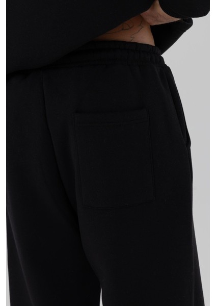 Basic Baggy Eşofman Alt Siyah fırsatları