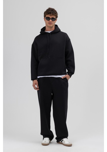 Basic Baggy Eşofman Alt Siyah indirimleri