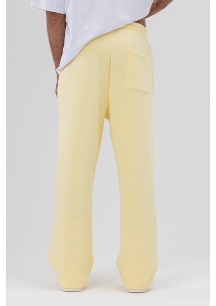 Basic Baggy Eşofman Alt Sarı modelleri