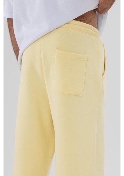 Basic Baggy Eşofman Alt Sarı fırsatları
