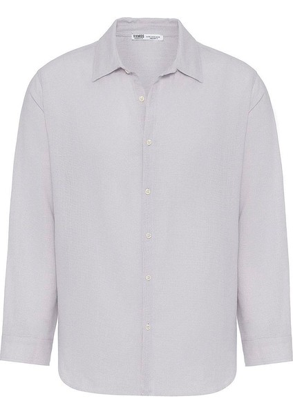 Uzun Kollu Basic Oversize Gömlek Gri fiyatları