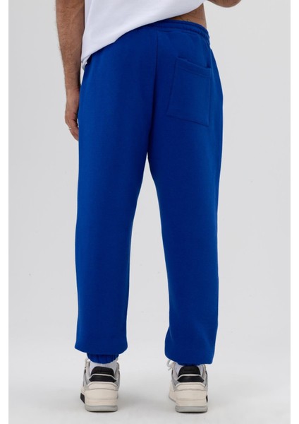 Basic Paça Lastikli Eşofman Alt Saks fırsatları