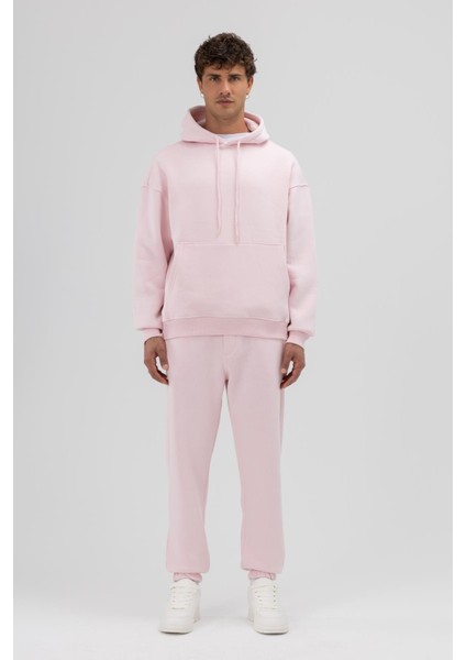 Basic Paça Lastikli Eşofman Alt Pembe indirimleri