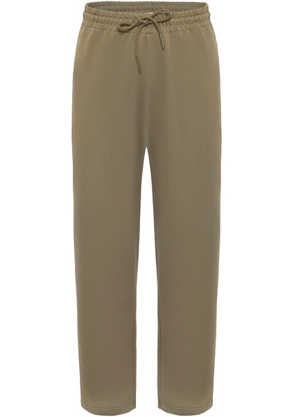 Basic Bel Lastikli Eşofman Alt Haki fiyatları