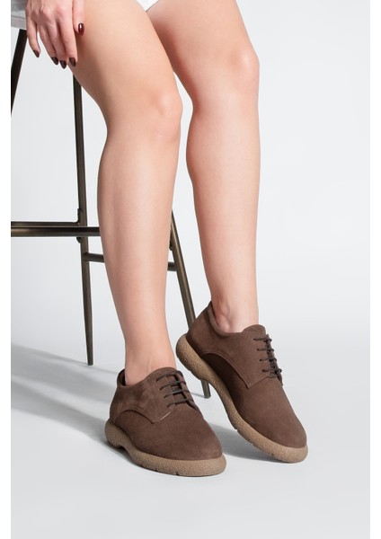 Kadın Hakiki Deri Oxford Ayakkabı Bağcıklı Günlük Ayakkabı Alyen fiyatları