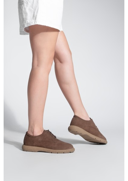 Kadın Hakiki Deri Oxford Ayakkabı Bağcıklı Günlük Ayakkabı Alyen fırsatları