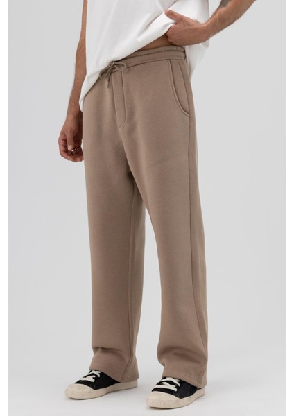 Basic Baggy Eşofman Alt Vizon indirimleri