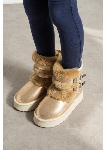 Çift Tokalı Kalıntaban Çocuk Bot Bronz Sultan fiyatları