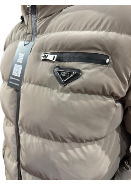 Nova Kumaş Kışlık Mont Polarlı Kapüşonlu Yeşil indirimleri