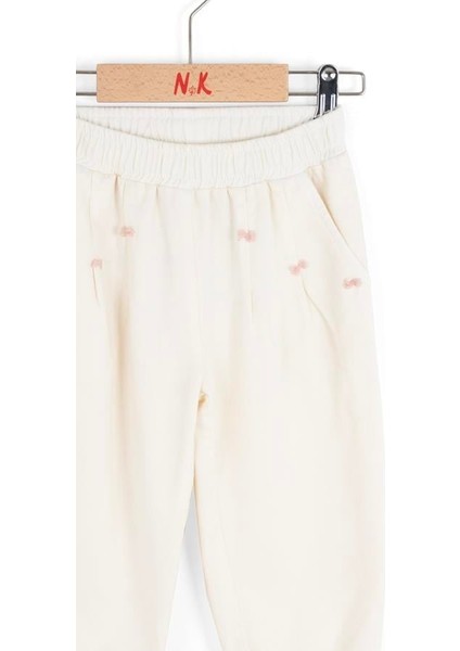 Kız Bebek Little Pantolon 1-4 Yaş Krem modelleri