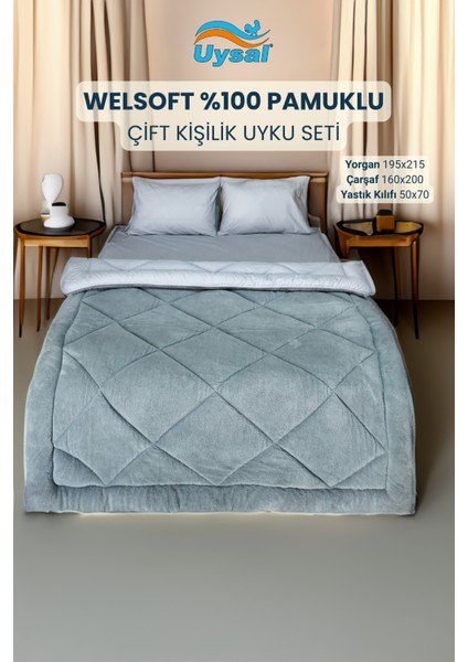 Welsoft Akfil Çift Kişilik Uyku Seti 195X215