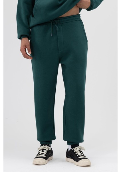 Basic Paça Lastikli Eşofman Alt Nefti