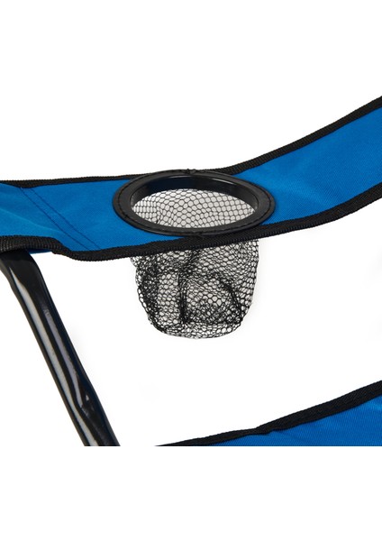 Piknik ve Kamp Sandalyesi - Mavi - 76X52X82 cm