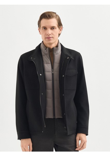 Erkek Mont-Siyah