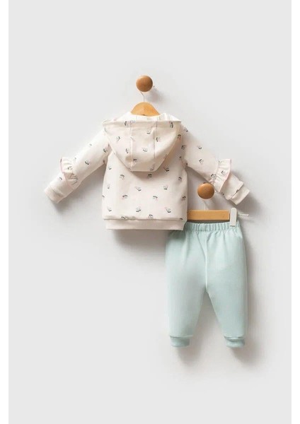 U.s Polo Kız Bebek 3'lü Takım 6-36 Ay Ekru modelleri
