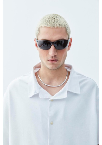 Oversize Keten Gömlek Beyaz modelleri