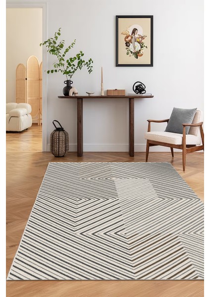 Çizgili Geometrik Yıkanabilir Halı fiyatları
