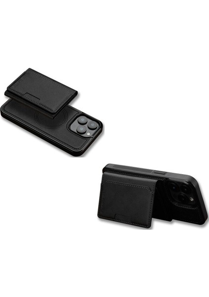 iPhone 14 Pro Kılıf Pollux L2 Serisi Mıknatıslı Kartlıklı 2-1 Kapak fiyatları