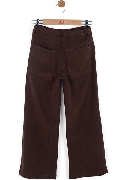 Kız Çocuk Manche Pantolon 8-14 Yaş Kahverengi modelleri
