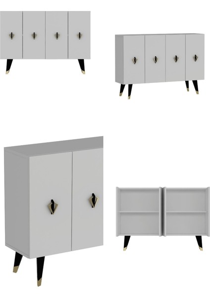 8164KM-32DH Konsol,kahve Köşesi,ayakkabılık,ofis Evrak Dolabı,mutfak Kiler Dolabı,tv Ünitesi-Bsa