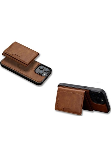 iPhone 15 Pro Kılıf Pollux L2 Serisi Mıknatıslı Kartlıklı 2-1 Kapak fiyatları