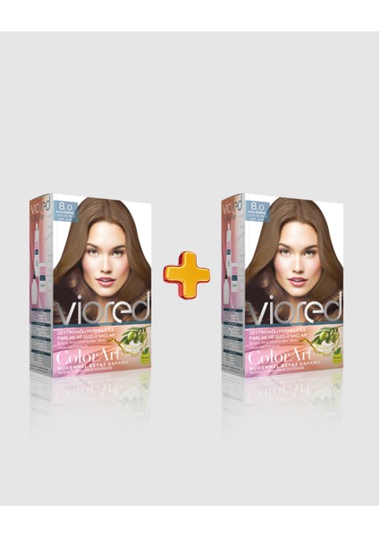 2'li Set Boya 8.0 Açık Kumral