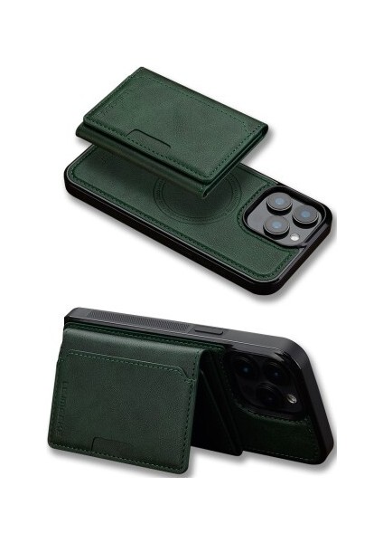 iPhone 16 Pro Max Kılıf Pollux L2 Serisi Mıknatıslı Kartlıklı 2-1 Kapak fiyatları