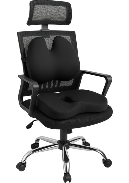 Ergonomik Kelebek Model Bel Destek ve Visco Oturma Minderi fiyatları