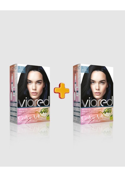 2'li Set Boya 1.1 Mavi Siyah