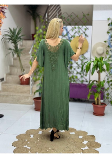 VL1420 Hürrem Vual Elbise Yeşil fırsatları