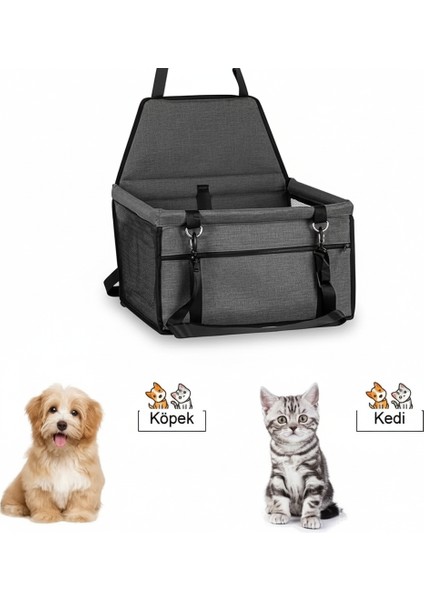 Evcil Hayvan Araba Koltuğu Katlanabilir Nefes Alabilir El ile Motorla Taşınabilir Kedi Köpek Koltuğu modelleri