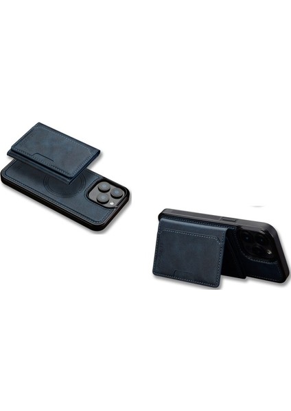 iPhone 15 Pro Kılıf Pollux L2 Serisi Mıknatıslı Kartlıklı 2-1 Kapak fiyatları