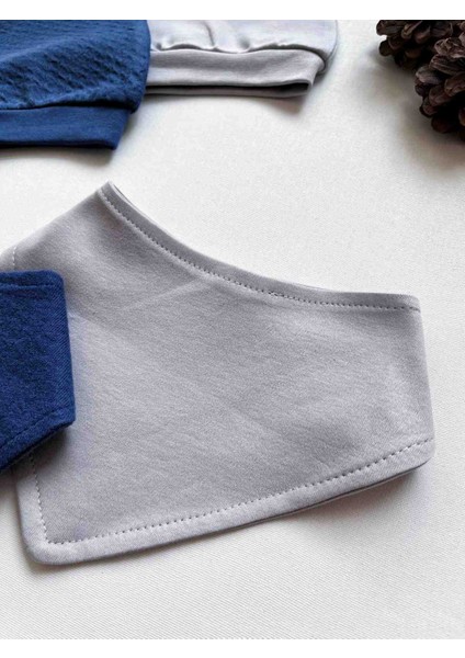 %100 Pamuk Bebek Şapka Önlük 4'lü Set | Kız Erkek Unisex fiyatları