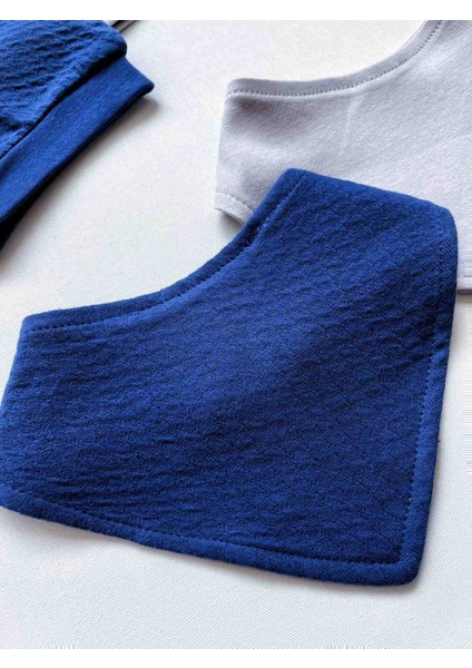 %100 Pamuk Bebek Şapka Önlük 4'lü Set | Kız Erkek Unisex modelleri