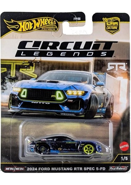 Hot Wheels Premium Cırcuit Legends 2024 Ford Mustang Rtr Spec 5-Fd FPY86 JBK48 fiyatları
