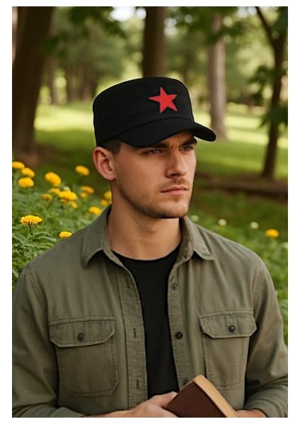 Fidel Castro Tarzı Renkli Kep Eskitme Kumaş Ayarlanabilir fiyatları