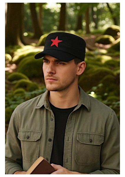 Fidel Castro Tarzı Renkli Kep Eskitme Kumaş Ayarlanabilir fırsatları