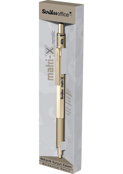 Matri-X Versatil 0.5 mm Metalik Altın Şeffaf Amb.