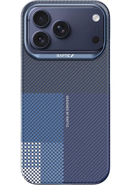 iPhone 17 Pro Max Uyumlu Kılıf M-Safe Şarjlı Aramid Skin Transform Serisi Kapak Mavi fiyatları