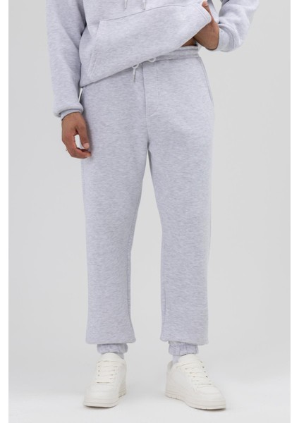 Basic Paça Lastikli Eşofman Alt Karmelanj