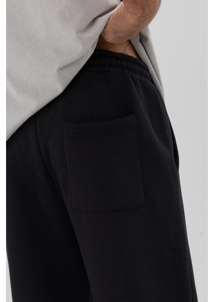 Basic Paça Lastikli Eşofman Alt Siyah indirimleri