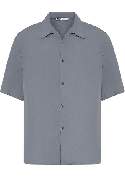 Oversize Lyocell Kumaş Gömlek Gri fiyatları