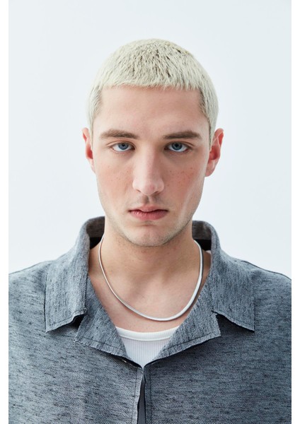 Oversize Keten Gömlek Siyah modelleri