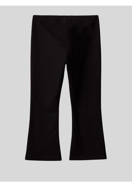 Kız Çocuk Ispanyol Paça Tayt 1-6 Yaş Siyah