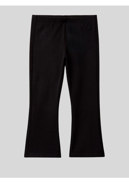 Kız Çocuk Ispanyol Paça Tayt 1-6 Yaş Siyah fiyatları