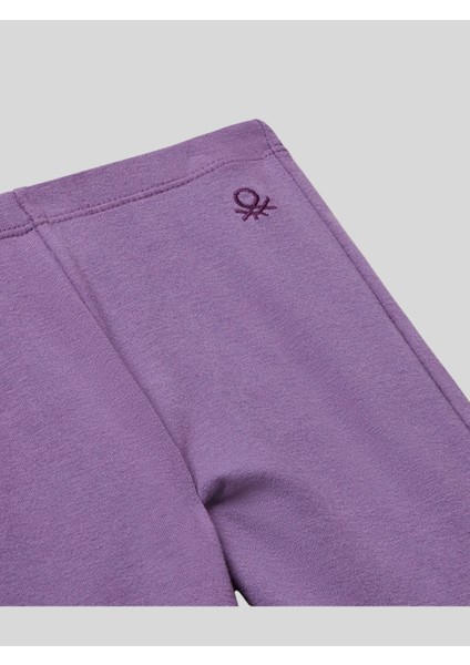 Kız Çocuk Ispanyol Paça Tayt 1-6 Yaş Mor modelleri