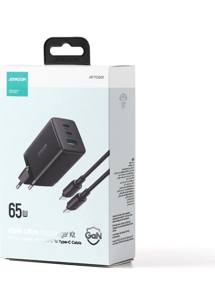 JR-TCG01 65W 2C1A Fast CHARGER+100W C To C Cable fiyatları
